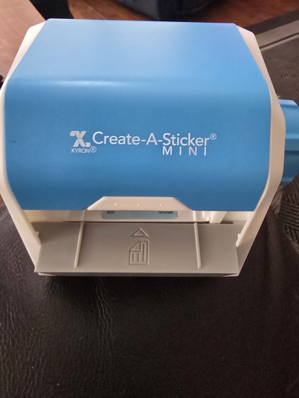 Create-A-Sticker Mini Sticker Maker in Blue & White - Picture 3 of 10